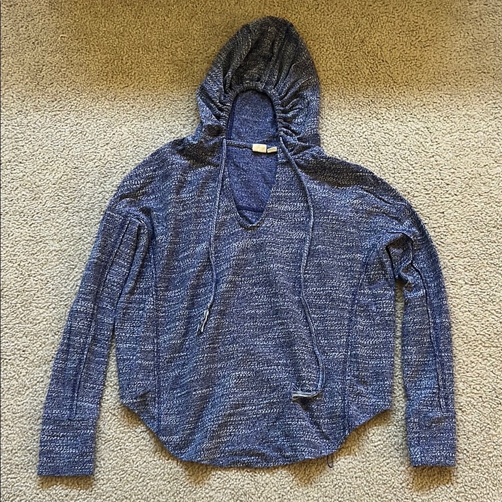 Roxy V-Neck Sweater with Cozy Knit Fabric